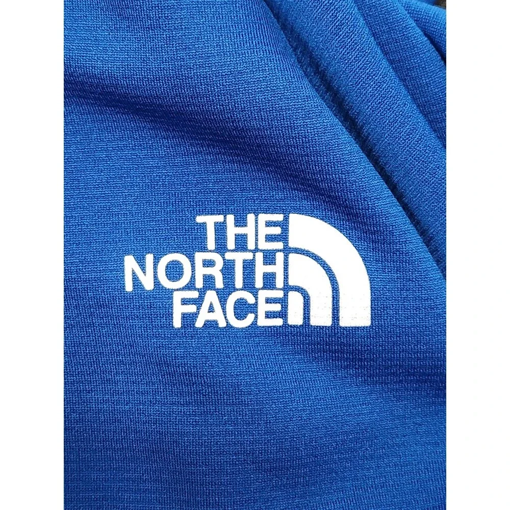 The North‎ Face Shirt Men's M Blue Long Sleeve Impulse Active Flashdry 1/4 Zip - Picture 7 of 10